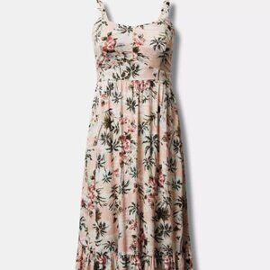 Torrid Maxi Lenny Tiered Dress